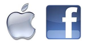 logo apple y facebook