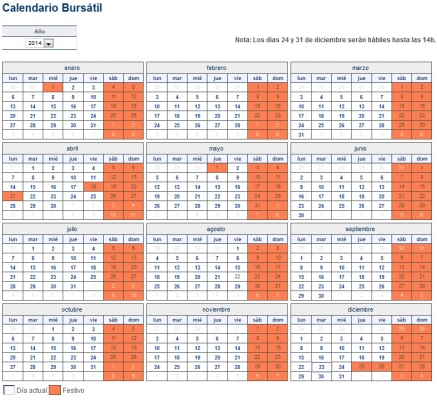 Calendariofestivosbolsa2014